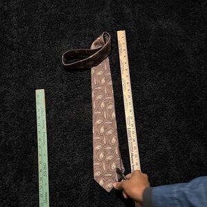 Brown Paisley Tie